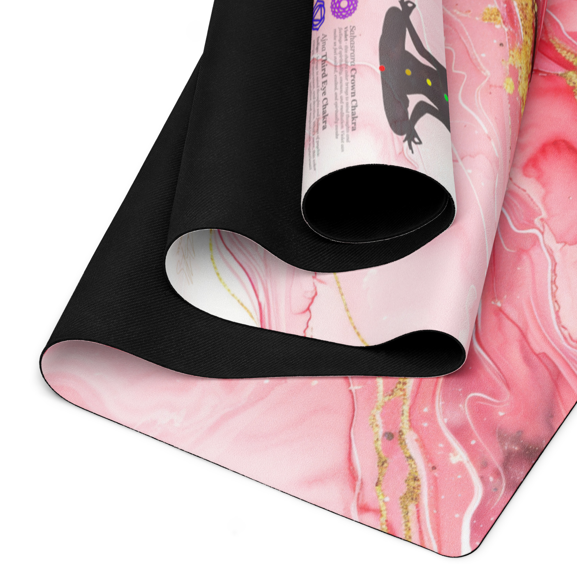 Yoga mat - Chakra Slab Pink II - Image 10