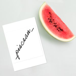 Piscean Sticker sheet
